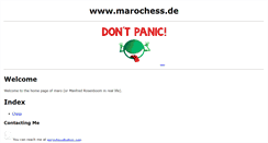 Desktop Screenshot of marochess.de