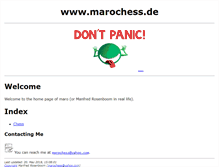 Tablet Screenshot of marochess.de